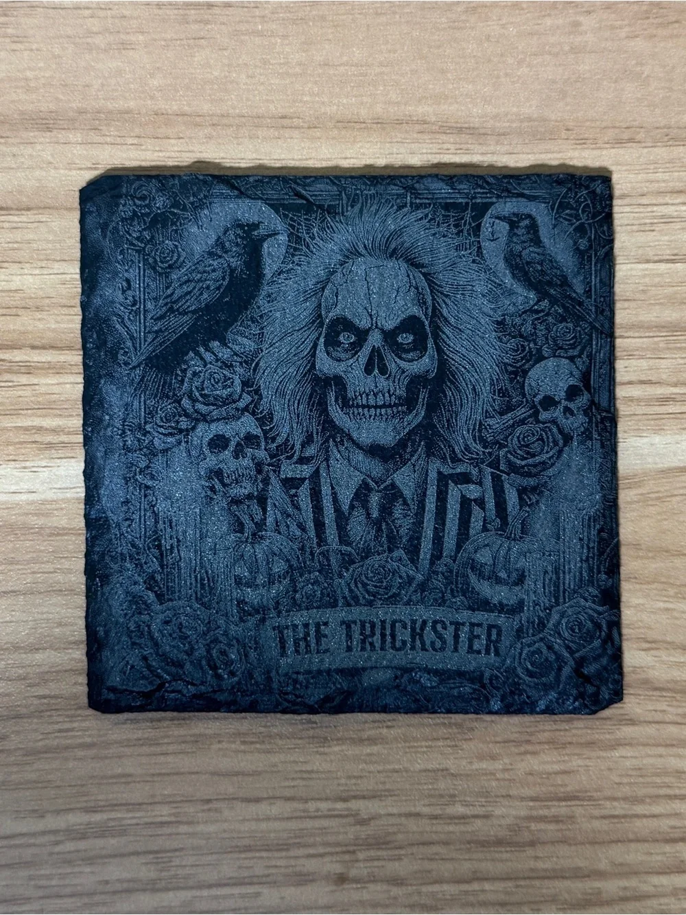 Horror themed slate coasters
